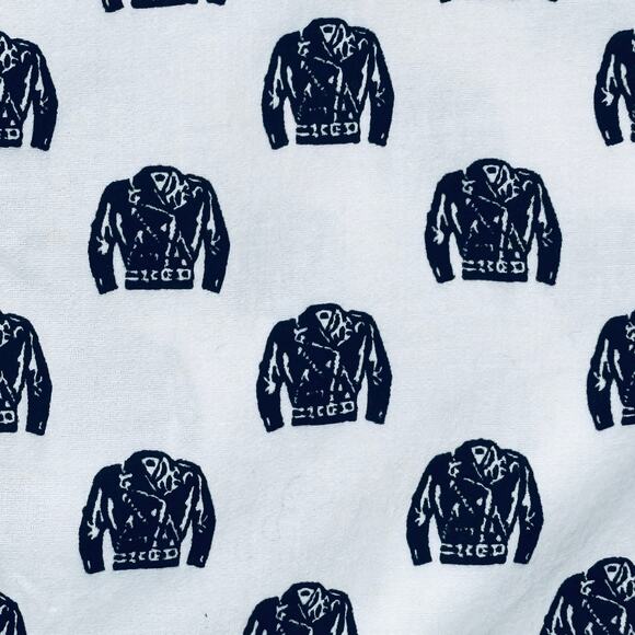 7DIAMONDS SHORT SLEEVE SHIRT WITH MOTORCYCLE JACKET PRINT MEDIUM - Picture 3 of 6